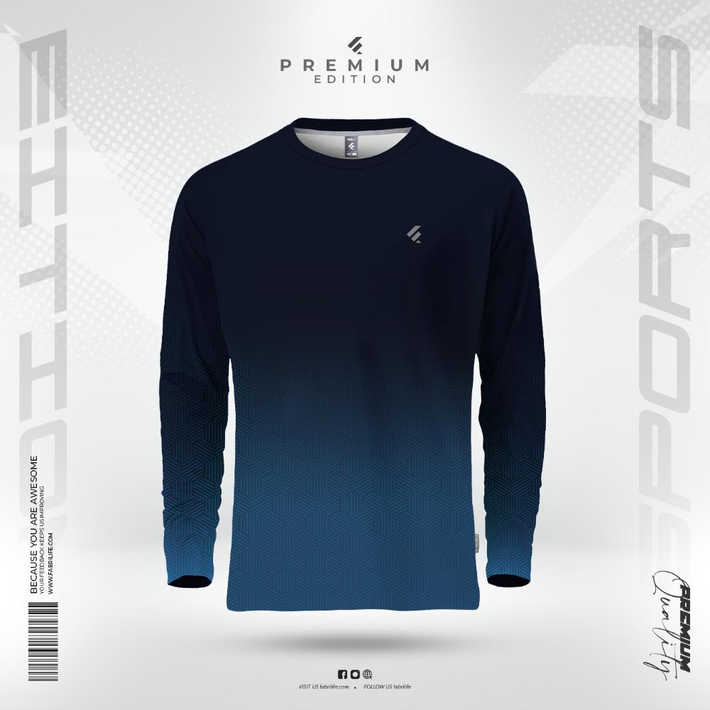 Mens Premium Sports Active Wear Full Sleeve T-shirt- Skylark