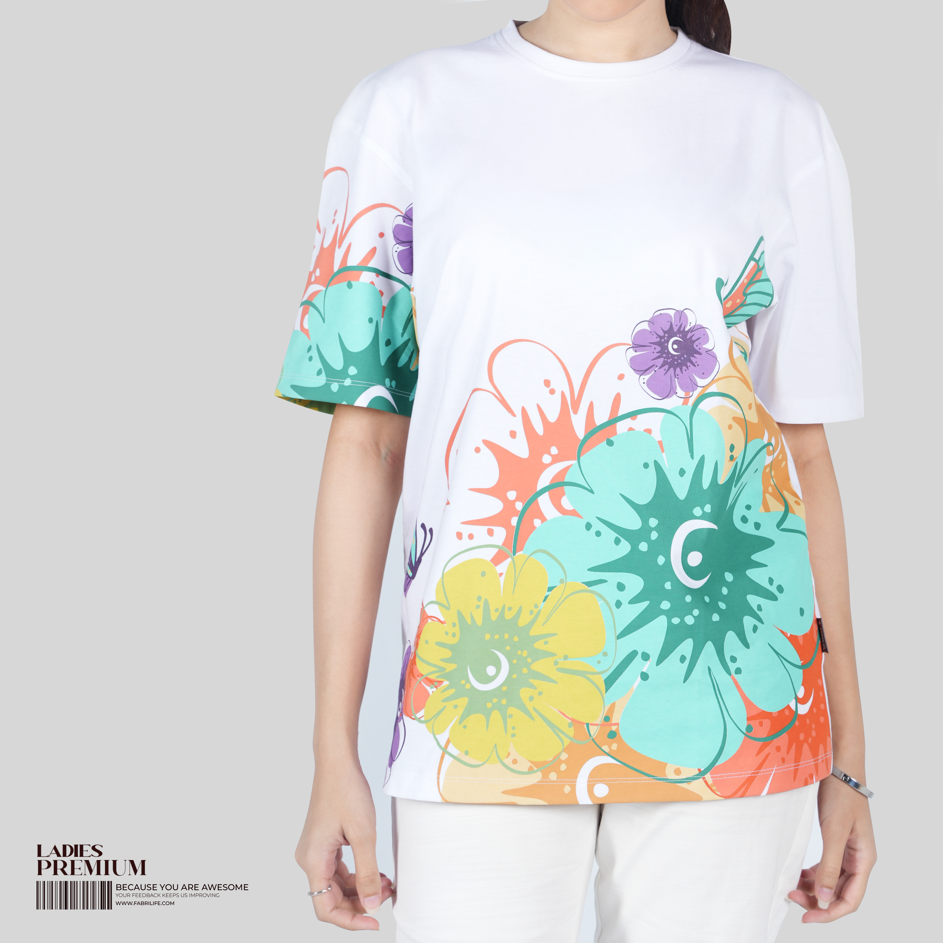 Women Premium Tee - Garden