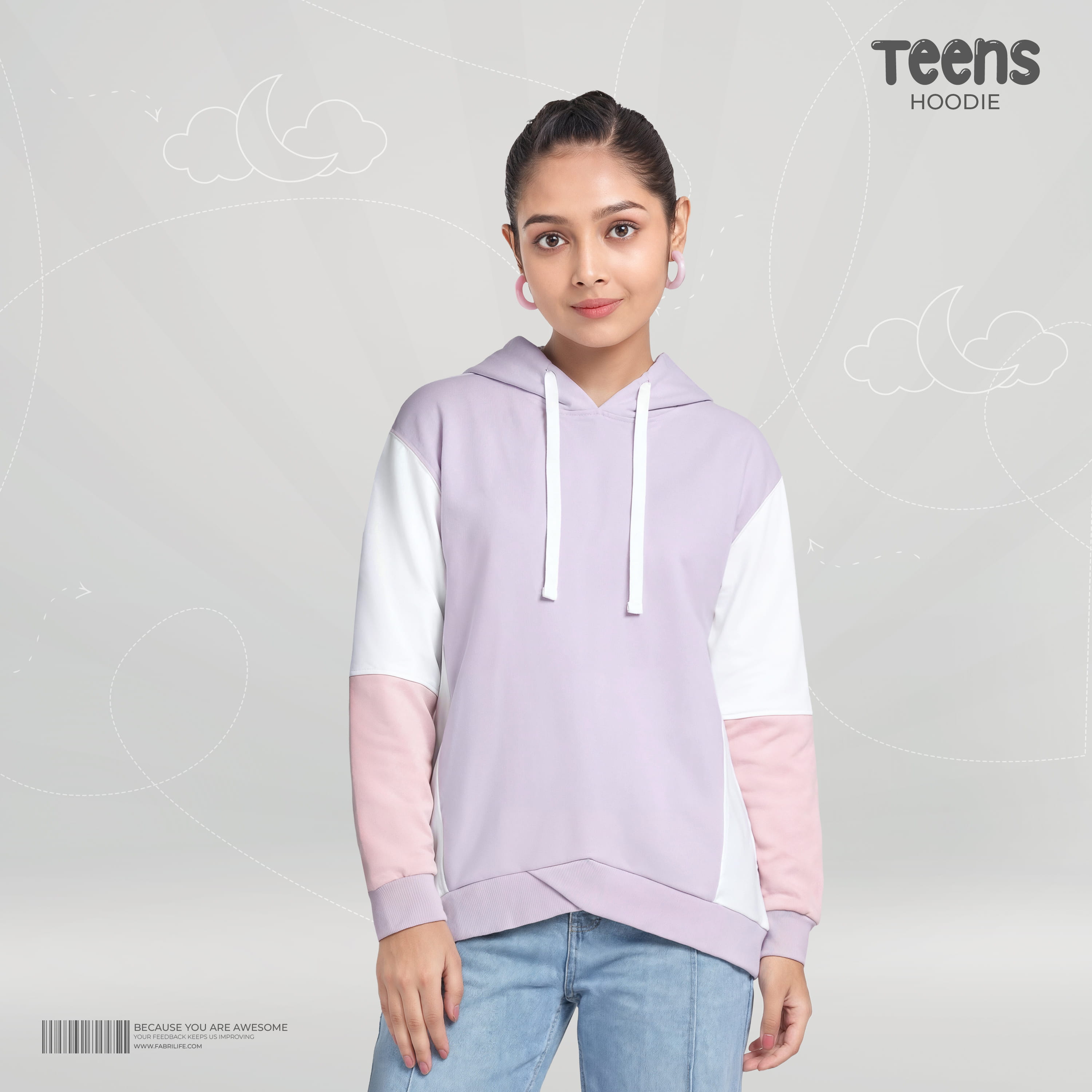 Teen Girls Premium Hoodie - Feminine